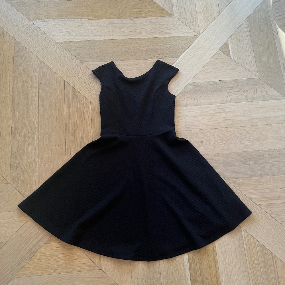 Girls Black Un Deux Trois Dress size 10